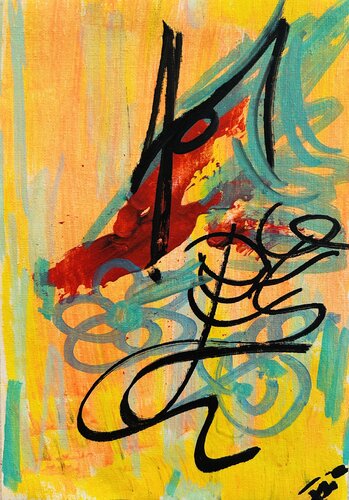The Doodle Series 01.26 de Tsia Tskhovrebashvili, Pintura a la venta en Singulart