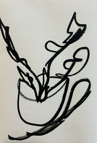Line Art 06X di Tsia Tskhovrebashvili, Pittura in vendita su Singulart