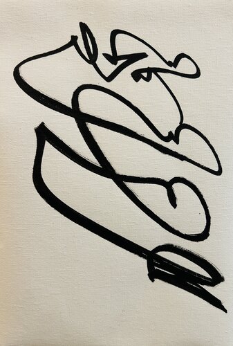 Line Art 08X di Tsia Tskhovrebashvili, Pittura in vendita su Singulart