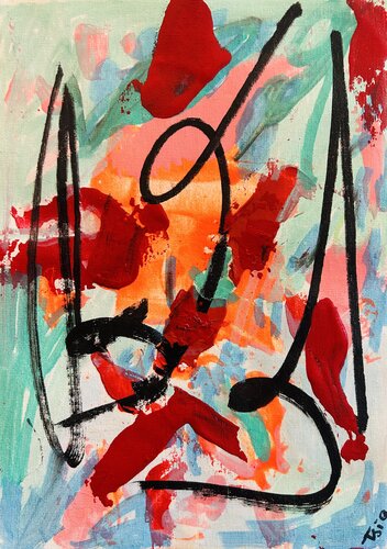 Neon Emotions VIII de Tsia Tskhovrebashvili, Pintura a la venta en Singulart