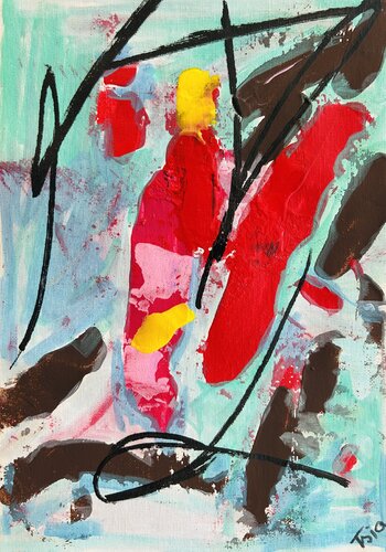 Neon Emotions IX de Tsia Tskhovrebashvili, Pintura a la venta en Singulart