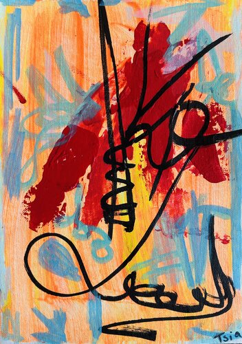 The Wind Blew Yesterday van Tsia Tskhovrebashvili, Schilderij te koop op Singulart