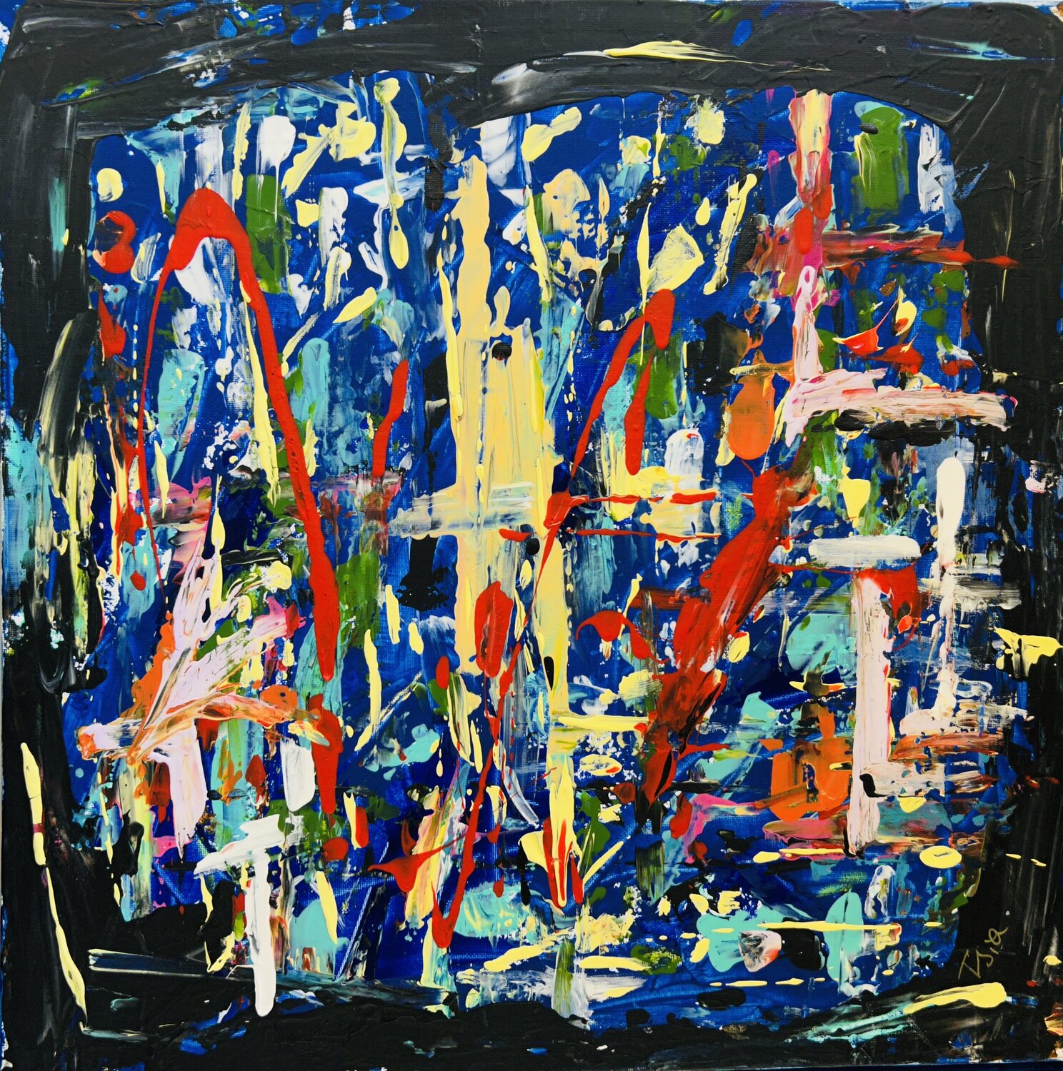 La murmure cache Tsia Tskhovrebashvili Original painting for sale