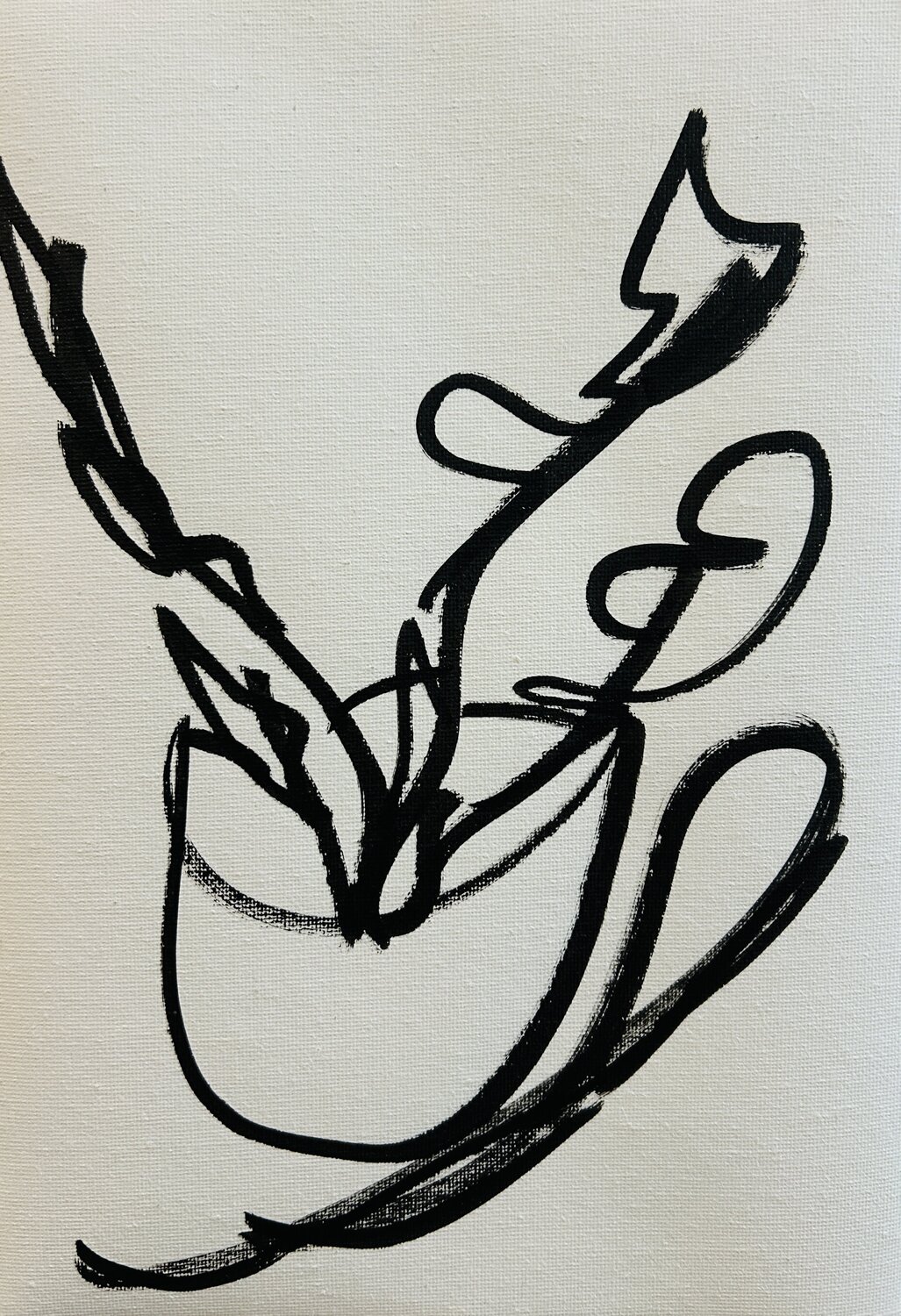 Line Art 06X Tsia Tskhovrebashvili Original painting for sale