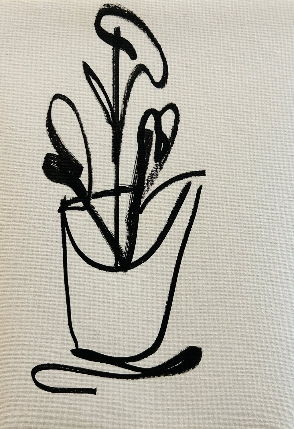 Line Art 07X Tsia Tskhovrebashvili Original painting for sale