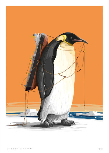 Beute (orange edition) di Robert Richter, Stampa in vendita su Singulart