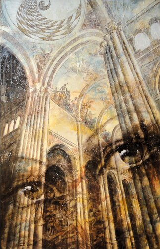 Arquitectura de la Consciencia van Xabier Obeso, Schilderij te koop op Singulart