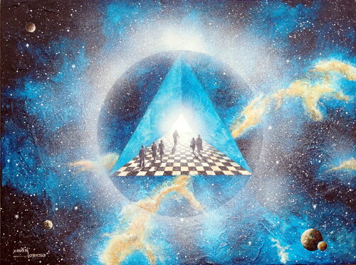 Caminando hacia la luz. di Xabier Obeso, Pittura in vendita su Singulart