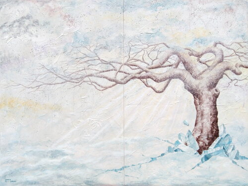 La vida se abre paso. van Xabier Obeso, Schilderij te koop op Singulart