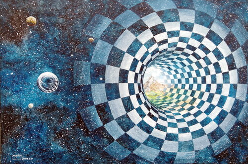 Conexión di Xabier Obeso, Pittura in vendita su Singulart