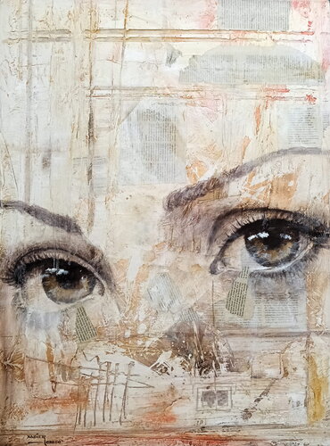 Mirar y ser mirado van Xabier Obeso, Schilderij te koop op Singulart