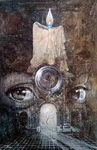 La consciencia. van Xabier Obeso, Schilderij te koop op Singulart