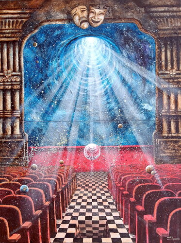 El teatro de la vida de Xabier Obeso, Pintura a la venta en Singulart