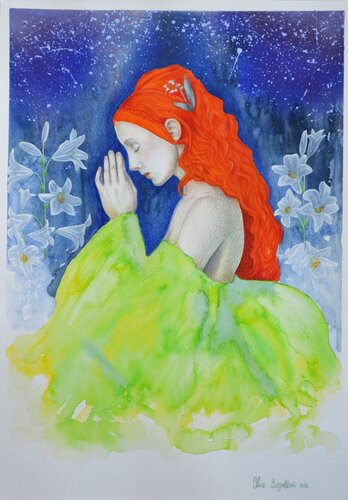 Preghiera della sera von Alice Cappellari, Malerei kaufen auf Singulart