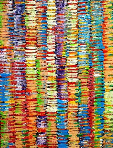 Abstract Colored van Sajid Hussain, Schilderij te koop op Singulart