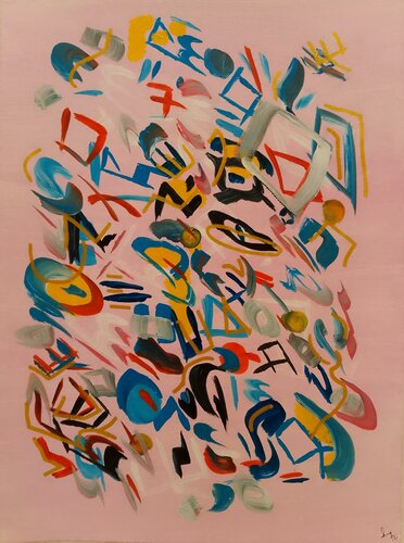 untitled # 2 di Sajid Hussain, Pittura in vendita su Singulart