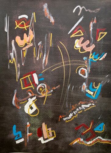 untitled # 3 di Sajid Hussain, Pittura in vendita su Singulart