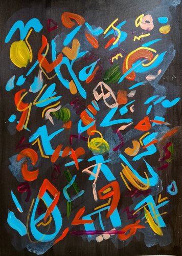 untitled # 5 di Sajid Hussain, Pittura in vendita su Singulart