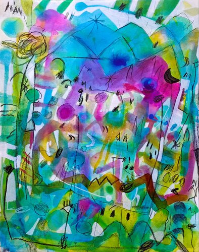 105 colori de Laura Matteoli, Obra en papel a la venta en Singulart