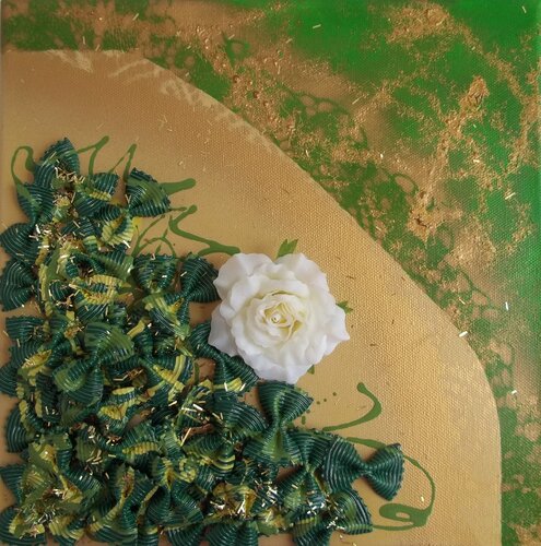 PopPasta _ green di Sine von Schonen, Altri media in vendita su Singulart