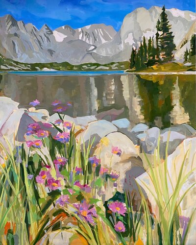 Indian Peaks Wilderness van Monica Carroll, Schilderij te koop op Singulart