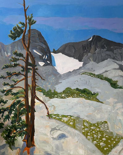 Isabelle Glacier Trail van Monica Carroll, Schilderij te koop op Singulart