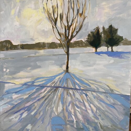 Winter Witness van Monica Carroll, Schilderij te koop op Singulart