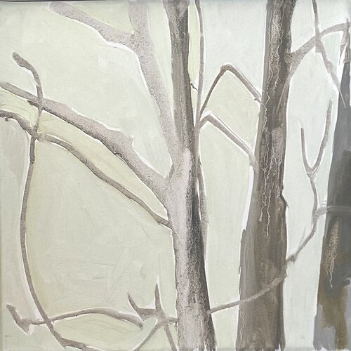 Winter Light Through Maple van Monica Carroll, Schilderij te koop op Singulart