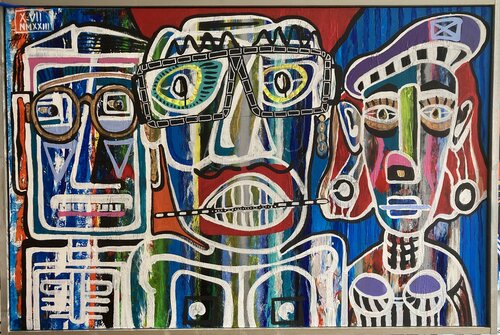 Holiday in the Alps with mum and dad , summer nof 2023 by arie munnik, 회화 for Sale on Singulart