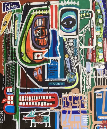 the summer of 1969 is still in our dreams by arie munnik, 회화 for Sale on Singulart