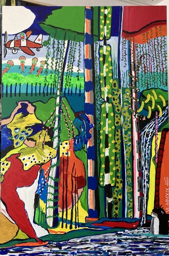 A TRIP TO PARADISE by arie munnik, 회화 for Sale on Singulart