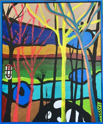 vitamin garden in wintersleep by arie munnik, 회화 for Sale on Singulart