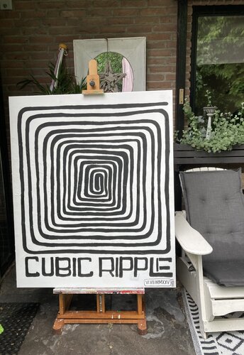 CUBIC RIPPLE by arie munnik, 회화 for Sale on Singulart
