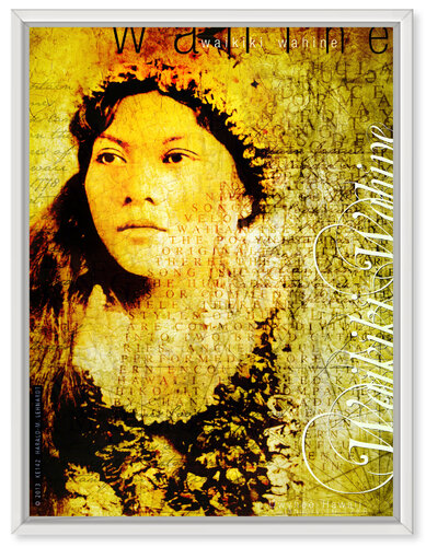 Waikiki Wahine (KE142) - Limited Edition von Harald-M Lehnardt, Druck kaufen auf Singulart