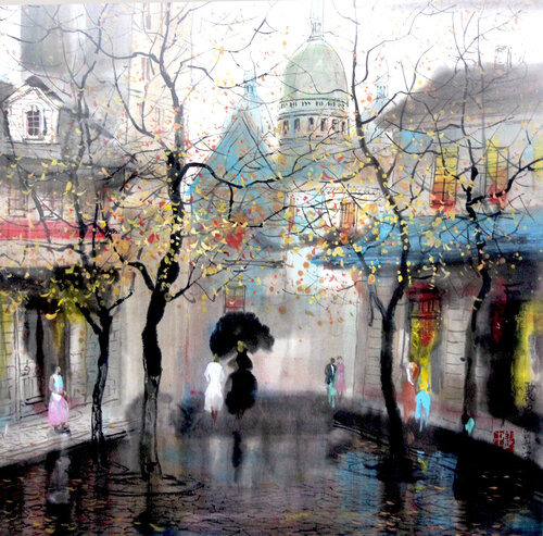 Paris von Zhen zhong Duan, Malerei kaufen auf Singulart