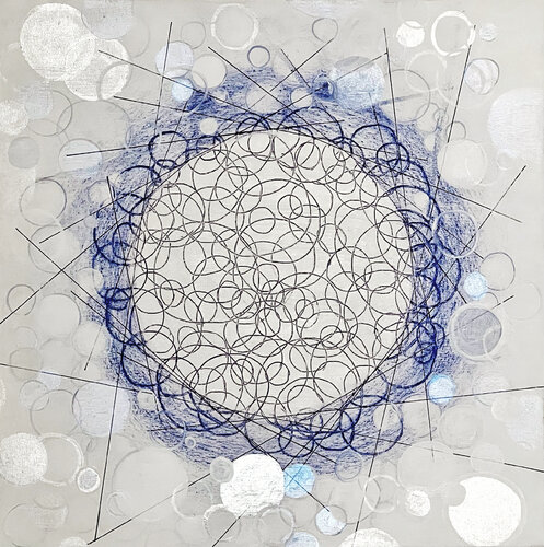 FROM STILLNESS INTO VAST CREATION by Eva Breitfuß, Painting for Sale on Singulart