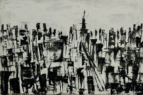 Untitled serie "Cities" van Giovanni de Michele, Schilderij te koop op Singulart
