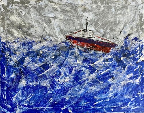 Serie "Ships" - Untitled von Giovanni de Michele, Malerei kaufen auf Singulart