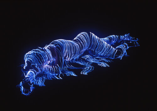 Blue Number 2 by Michail Nogin, 사진 for Sale on Singulart