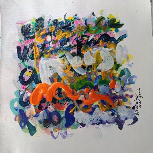 Mandarine von blandine laneyrie, Malerei kaufen auf Singulart