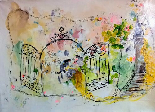 Conte von blandine laneyrie, Malerei kaufen auf Singulart