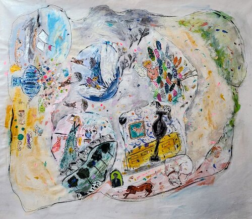 Insouciance di blandine laneyrie, Pittura in vendita su Singulart