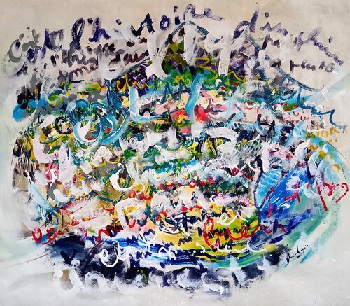 Poème van blandine laneyrie, Schilderij te koop op Singulart