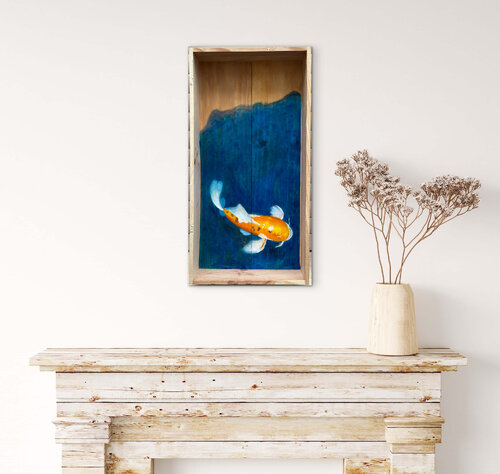 Koi Krapfen (gelb orange) by Susanne Heß, Other Media for Sale on Singulart