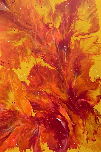 Mars Flower di Anna Cristea, Pittura in vendita su Singulart