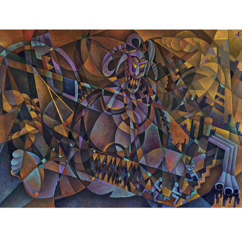 Hunger of the XXI century by Philipp Kapustin, Painting for Sale on Singulart