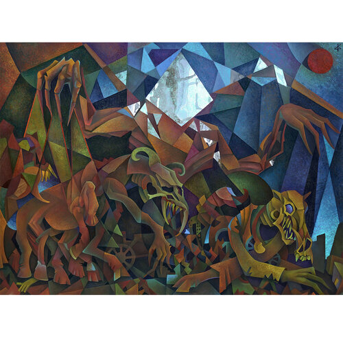 Death of the XXI century by Philipp Kapustin, Painting for Sale on Singulart