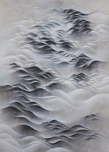 Glimpsing you in every window par Francesca Borgo, Peinture en vente sur Singulart