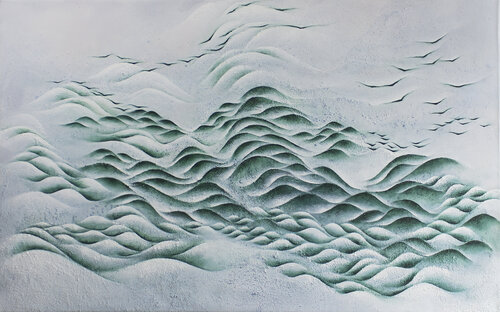 Lands of forest di Francesca Borgo, Pittura in vendita su Singulart