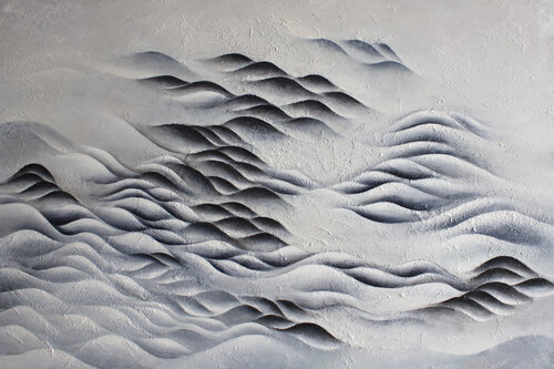 Floating in light par Francesca Borgo, Peinture en vente sur Singulart